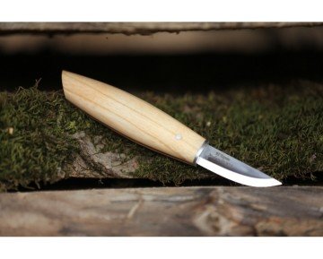 Ozul Knives Ahşap Kuksa Kaşık Oyma Bıçağı - İnci 1 Sivri Kısa