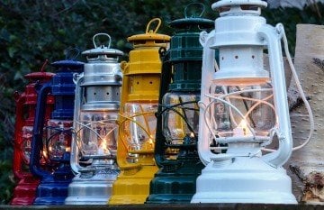 Feuerhand Hurricane Lantern 276 Gemici Feneri Signal Yellow