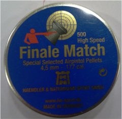 H&N FINALE MATCH 4.49 CAL HAVALI TABANCA SAÇMASI