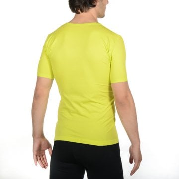 Mico Motion Dry Profesyonel Seamless Erkek Spor Tişört Sarı
