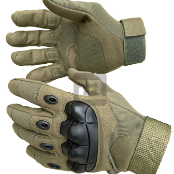 Bushlove Tactical Operatör Full Finger Uzun Taktik Eldiven Haki Yeşil