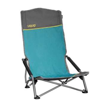 Uquip Sandy XL Yüksek Konforlu & Takviyeli Katlanır Plaj ve Kamp Sandalyesi Petrol