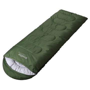 Evolite Camper Pro Uyku Tulumu 0, (Birleşebilir) Yeşil