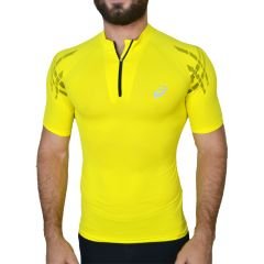 Asics MotionMuscle Fitness Koşu Outdoor Sarı Body Tişört