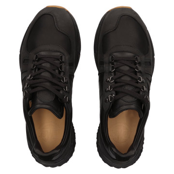 Lomer Italy Vitality Fit Premium MTX Waterproof Vibram Taktik Deri Erkek Ayakkabı Black