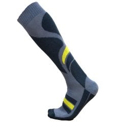 ProSki Yellow Double Line Termal Çorap Soğuk İklim ve Kayak Uzun Konç