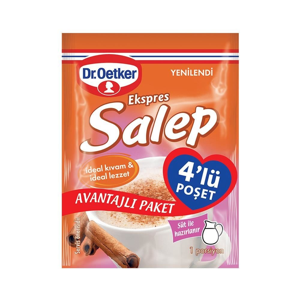 Dr. Oetker 4'Lü Salep Ekspres 56GR