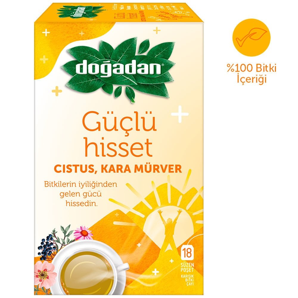 Doğadan Güçlü Hisset Çayı 18'li