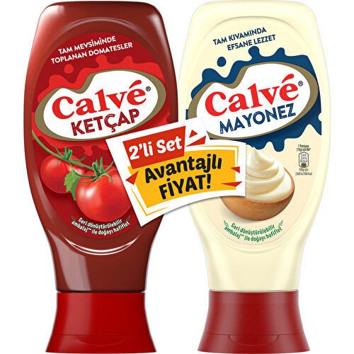 Calve Ketçap 430 gr + Calve Mayonez 380 gr