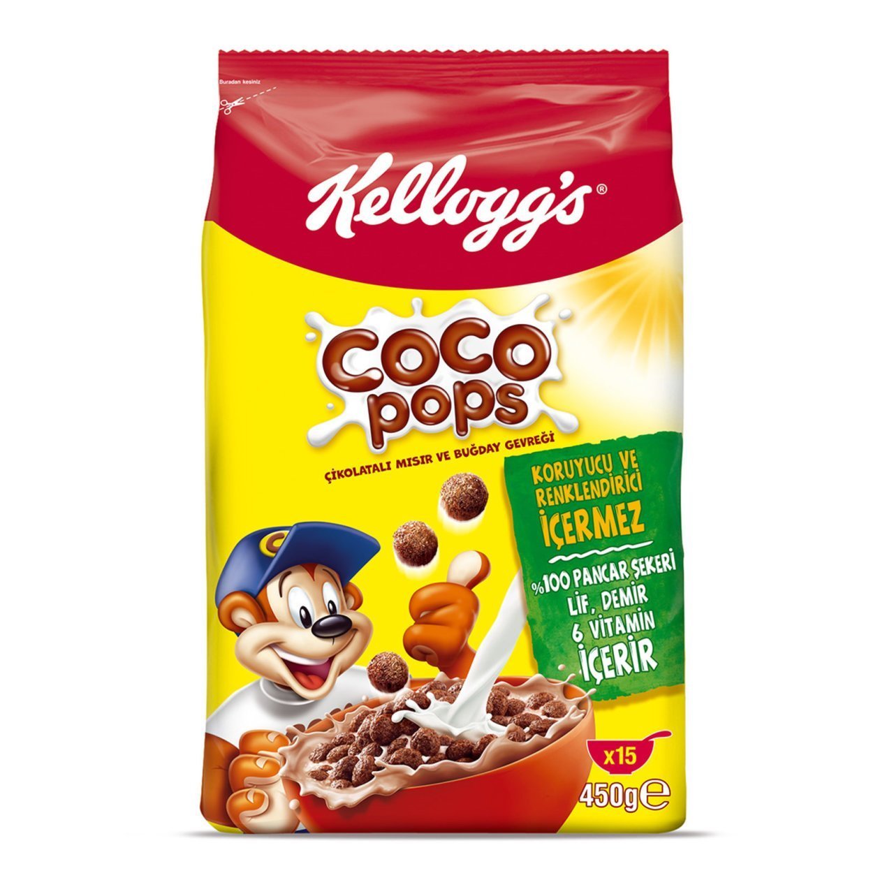 Ülker Kelloggs Coco Pops Top 450 Gr