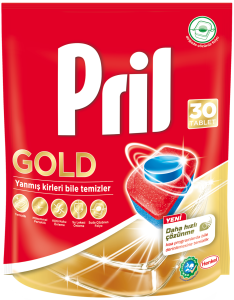 Pril Gold 30 Yıkama Bulaşık Makinesi Deterjanı Tableti