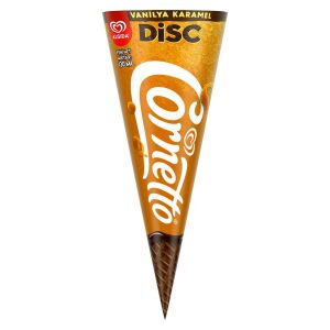 Algida Cornetto Disc Vanilya - Karamel 130 Ml