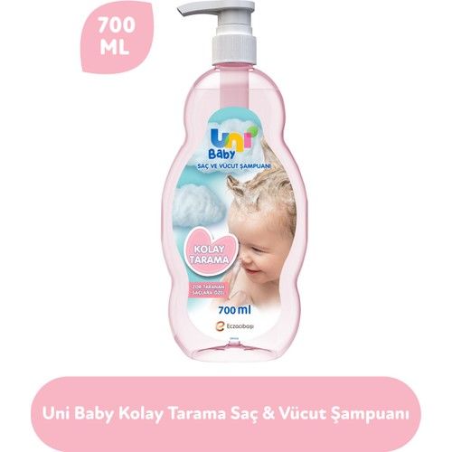 Uni Baby 700 Ml Kolay Tarama Şampuanı 5088