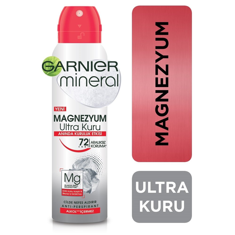 Garnier Deodorant Ultra Koruma Magnezyum 150 ml
