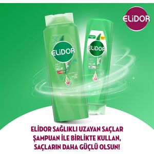 Elidor Superblend Serum Saç Bakım Kremi Sağlıklı Uzayan Saçlar Biotin Argan Yağı & Keratin 350 Ml