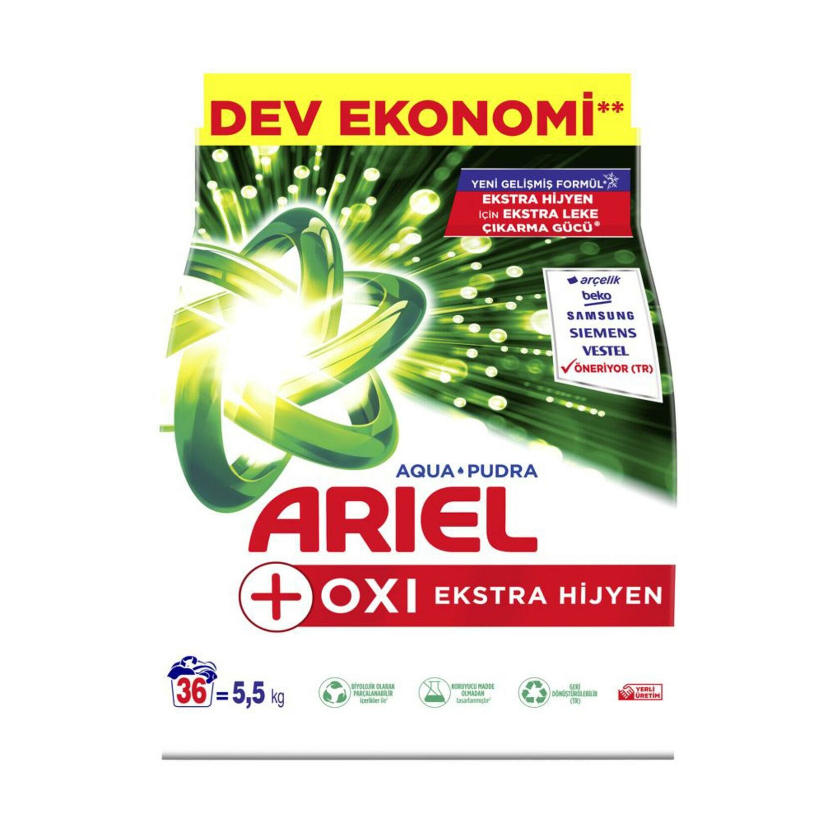 Ariel Oxi Extra Hijyen 5.5 Kg