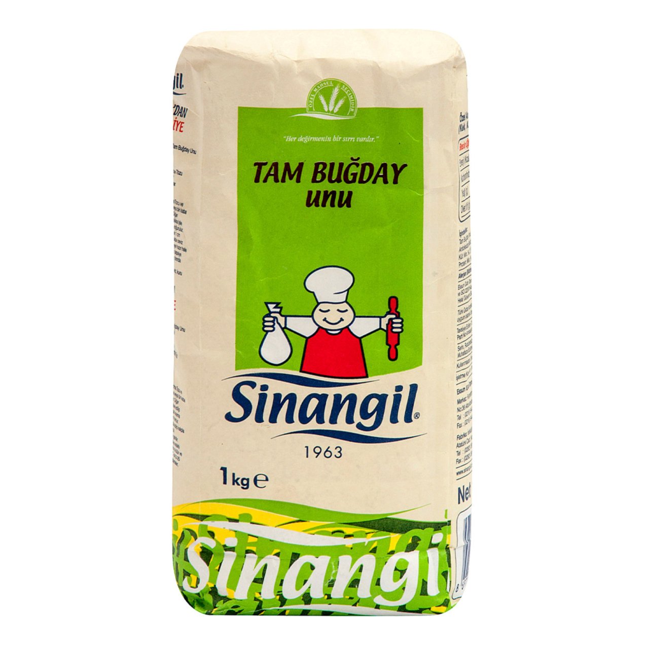 Sinangil Tam Buğday Unu 1 kg