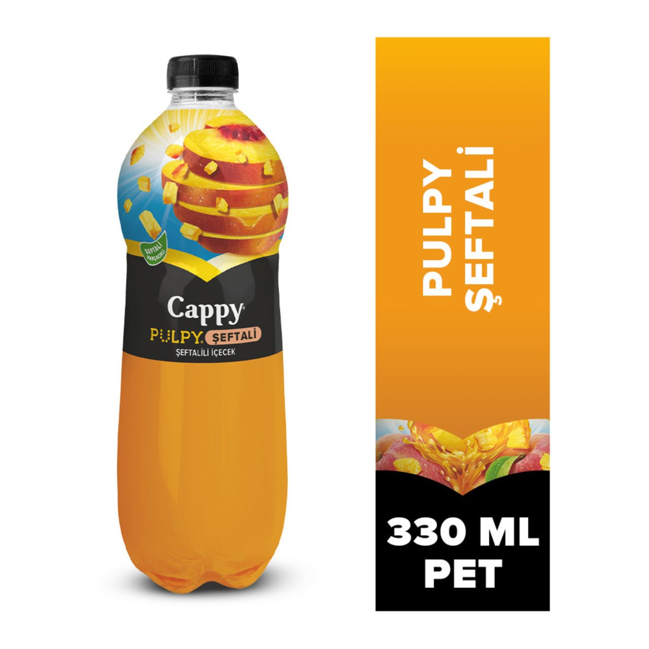 Cappy Pulpy Şeftali Pet 330 ml