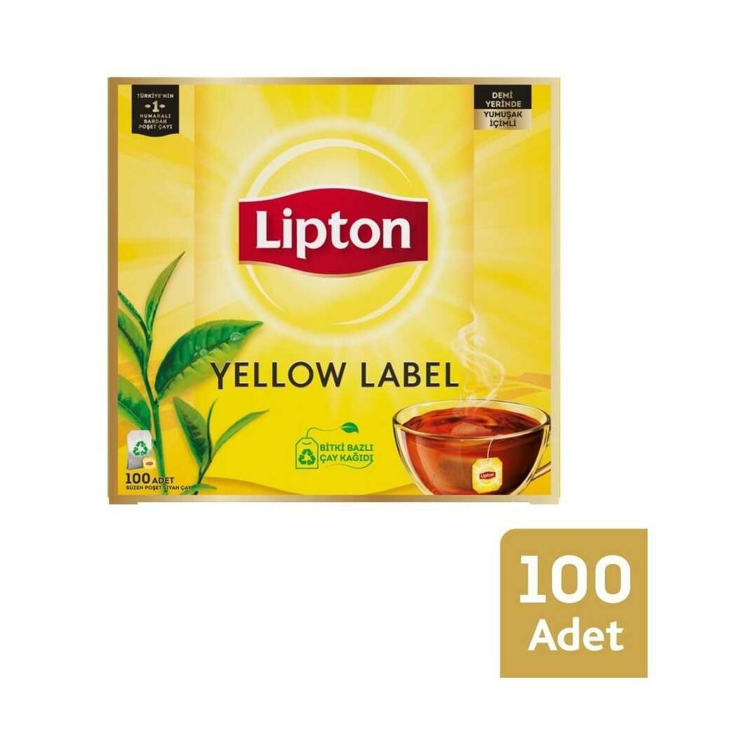 Lipton Bardak Poşet Çay Yellow Label 100'Lü 200 Gr