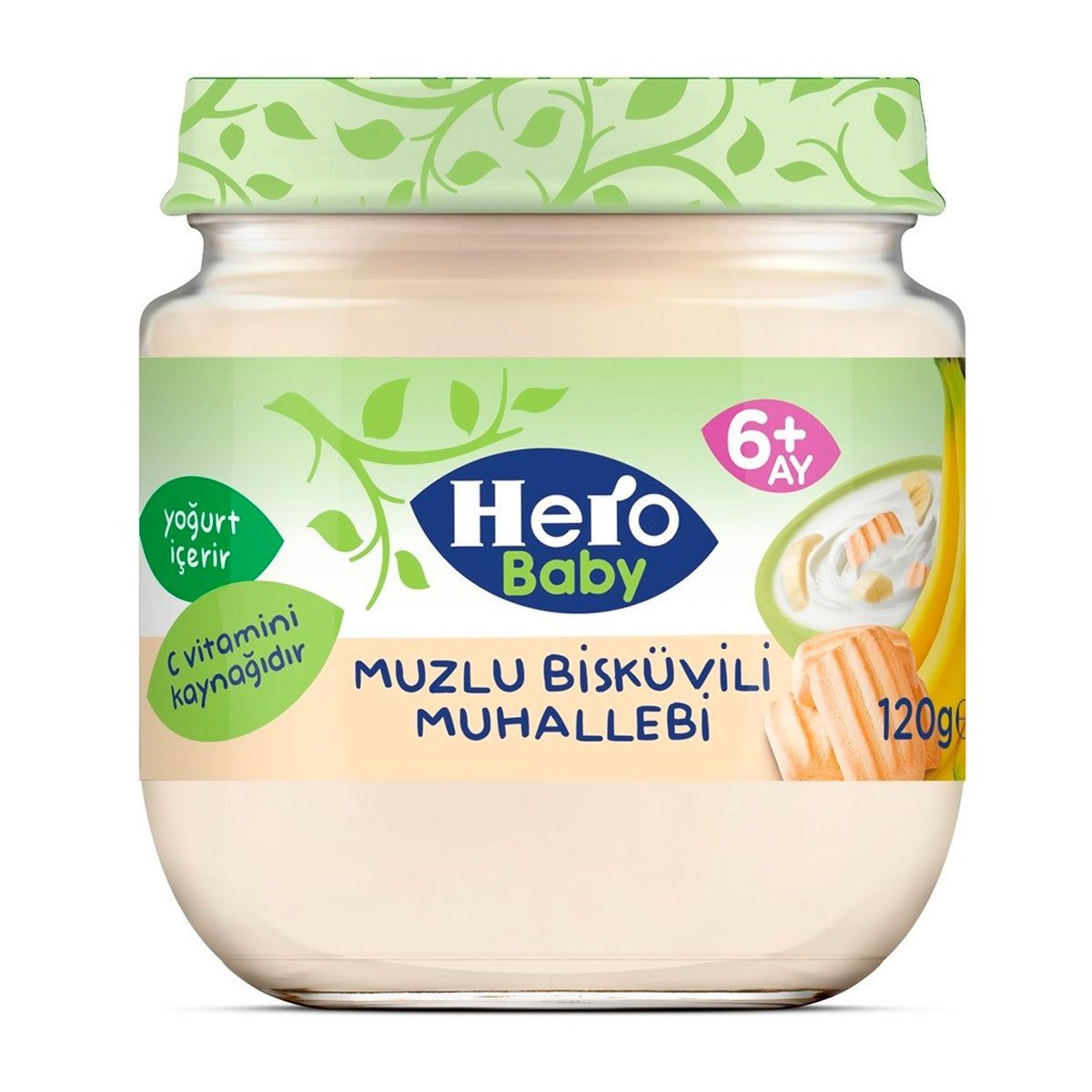 Hero Baby Muzlu Bisküvili Muhallebili 120 Gr