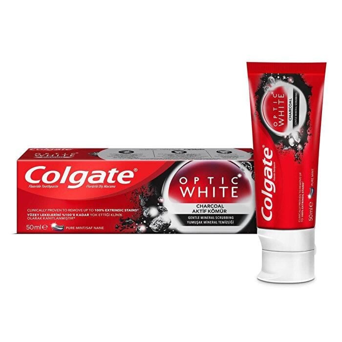 Colgate Diş Macunu Optic White Aktif Kömür 50 ml