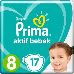 Prima Bebek Bezi 8 Beden 17 Adet Mini Fırsat Paketi