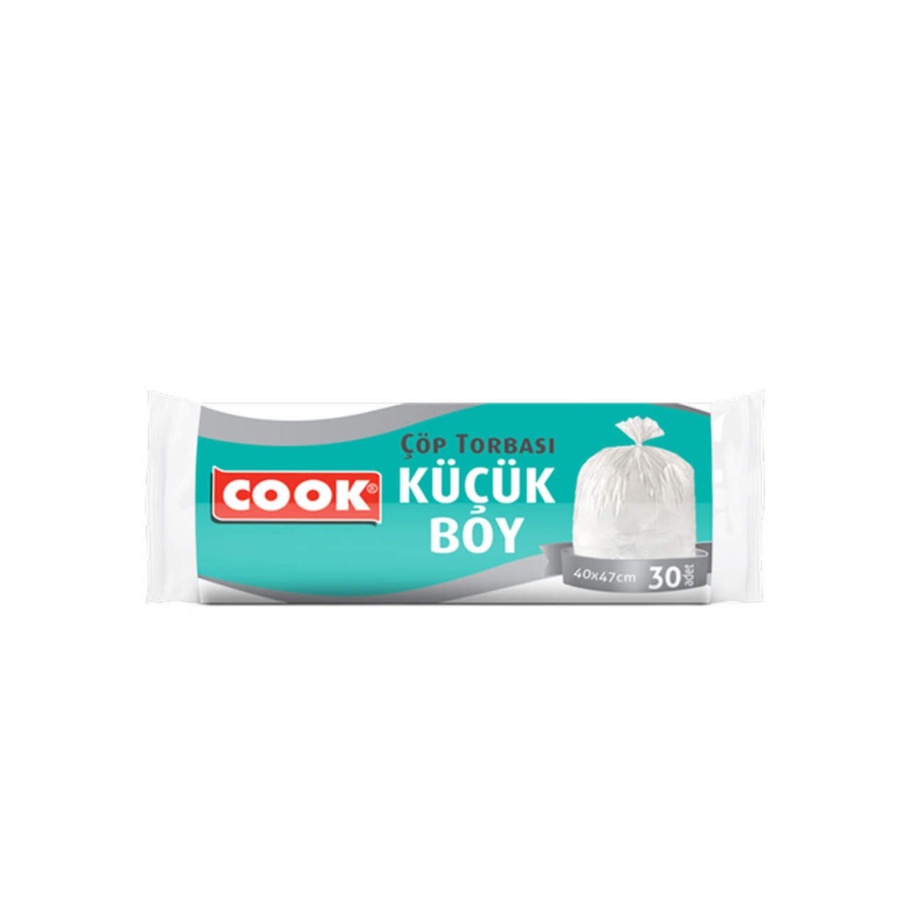 Cook Eko Çöp Torbası Küçük Boy 40x47 cm 30'lu