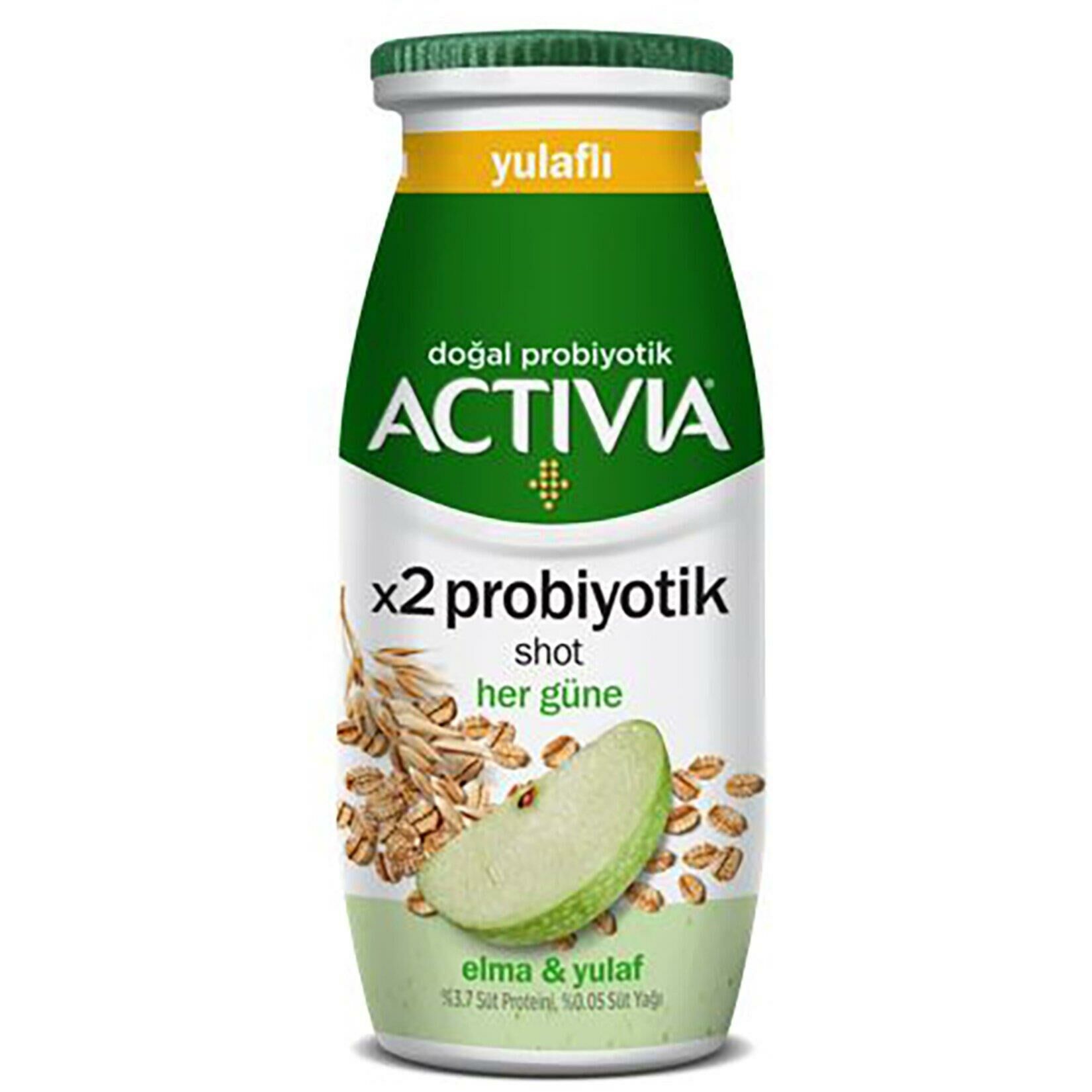 Danone Activia Shot 80 Ml Elma&Yulaf