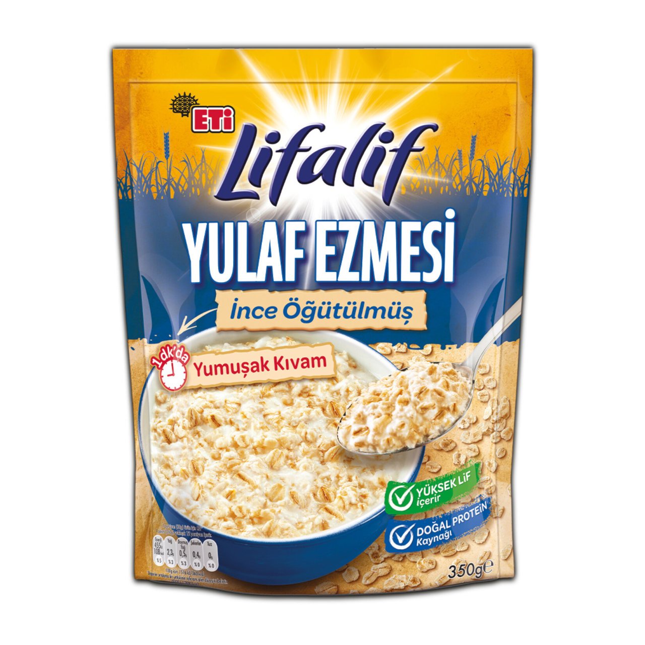 Eti Lifalif Yulaflı İnce Öğütülmüş  350 gr