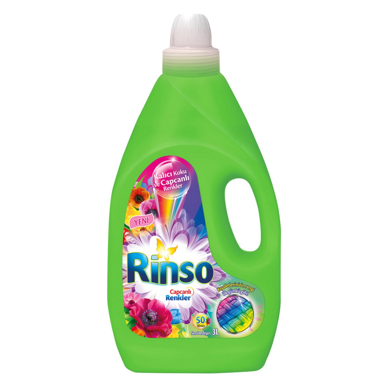 Rinso Sıvı Deterjan Aloe Vera Renkliler 3 Lt