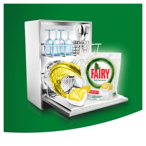 Fairy Hepsi Bir Arada 70 Yıkama Bulaşık Makinesi Deterjanı Kapsülü Limon Kokulu