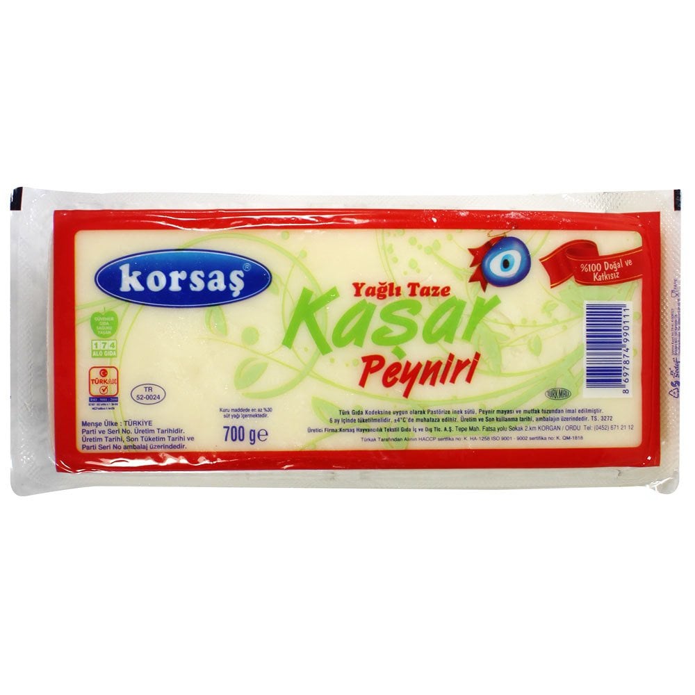 Korsaş Kaşar PeyniriI 700 Gr