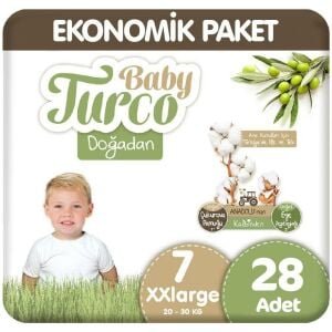 Baby Turco Doğadan Eko  Xxl 20-30 kg 28'li
