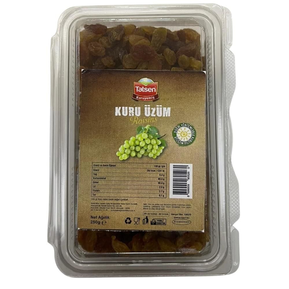 Tatsen Kuru Üzüm 250 Gr