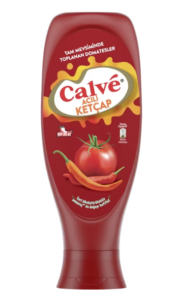 Calve Acılı Ketçap 600 gr