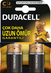 Duracell Orta Boy Pil Kart 2'li