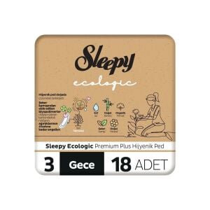 Sleepy Ecologıc Ped Süper Ekonomik Gece 18'li