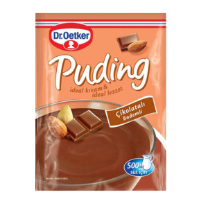 Dr.Oetker Puding Çikolatalı Bademli 104 gr