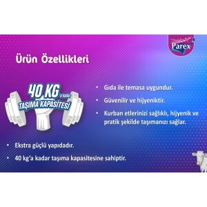 Parex Gıda Taşıma Torbası 7'li  Paket