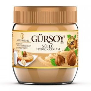 Gürsoy Sütlü Fındık Kreması Cam 400 gr