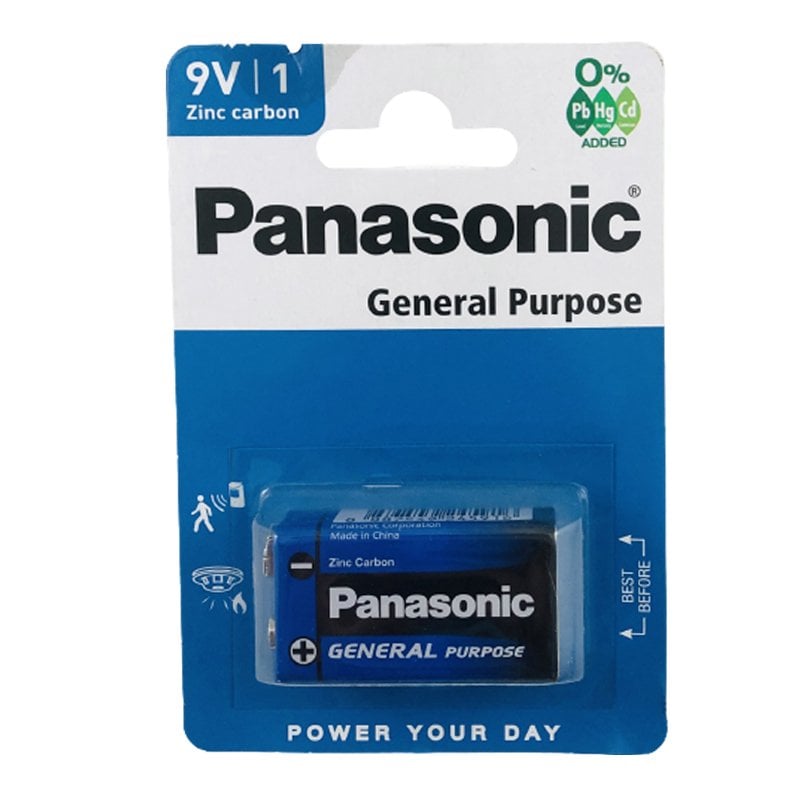 Panasonic Askılı Manganese 9 Volt Pil