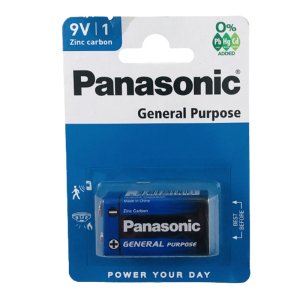 Panasonic Askılı Manganese 9 Volt Pil