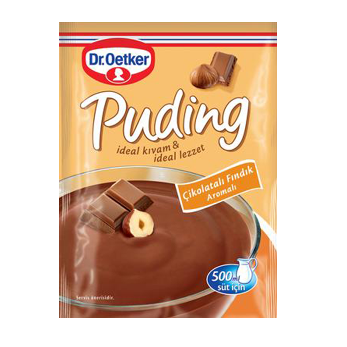 Dr. Oetker Puding Çikolata Fındık 102 gr