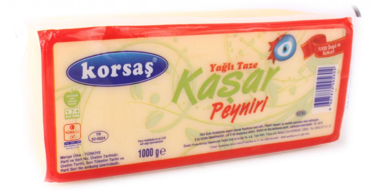 Korsaş Kaşar Peyniri 1Kg
