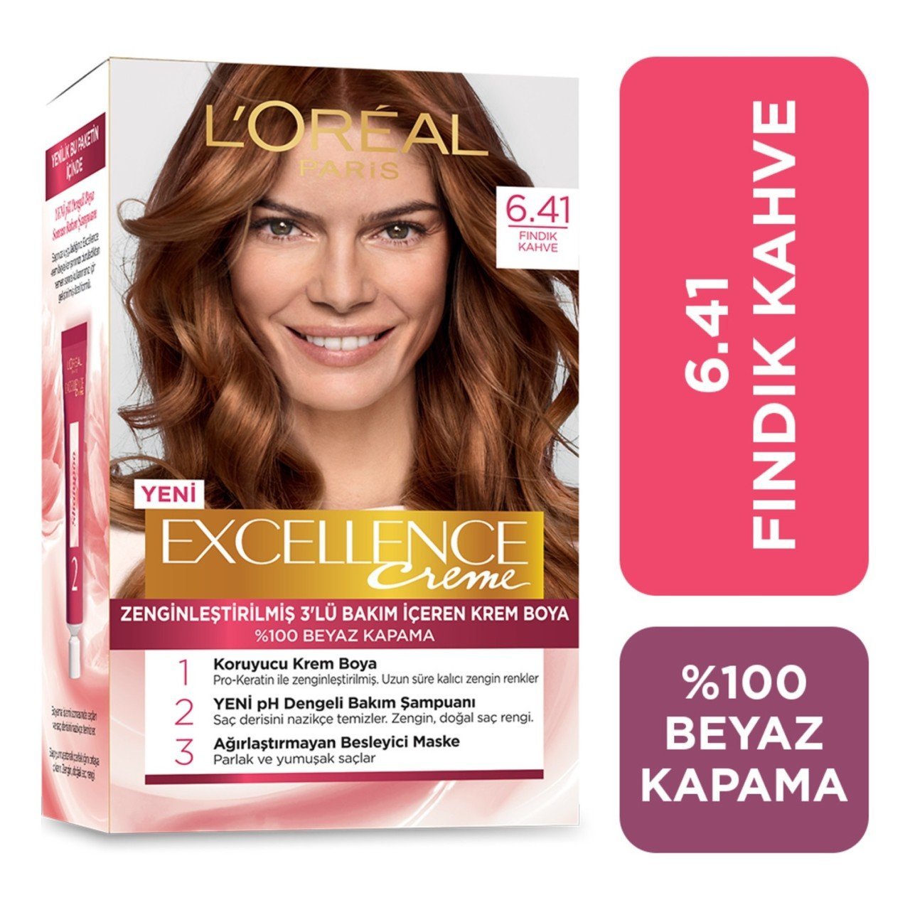 Loreal Excellence Krem Fındık Kahve 6/41