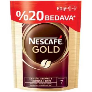 Nescafe Gold %20 Bedava 60 gr