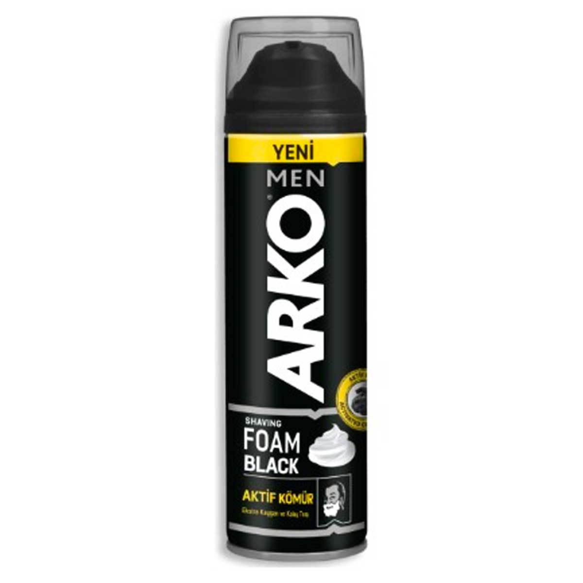 Arko Men Black Aktif Kömür Tıraş Köpüğü 200 ml