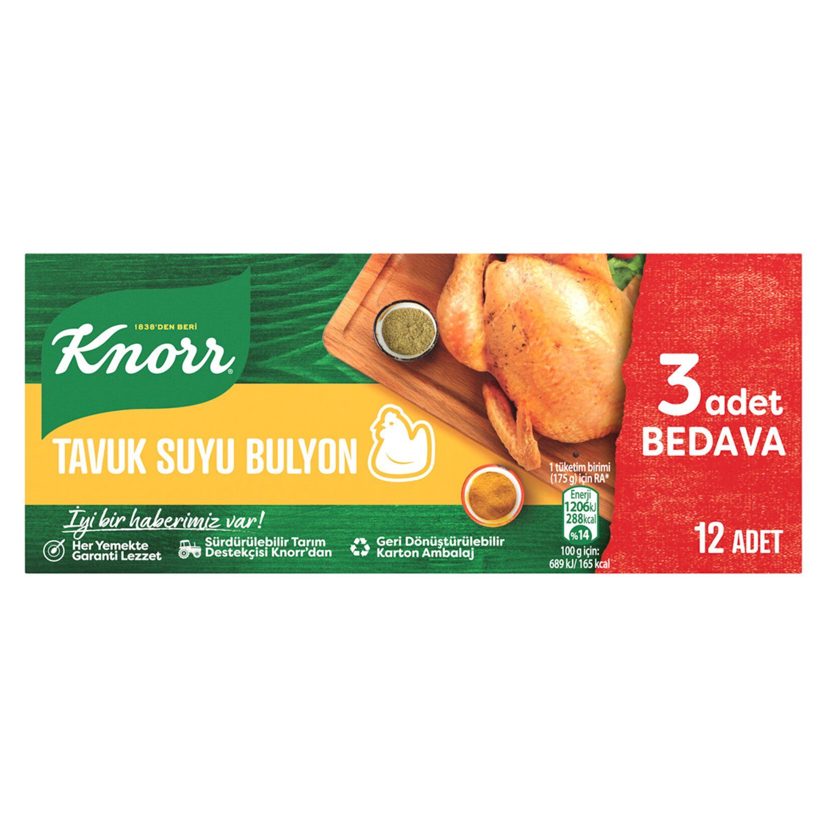 Knorr Bulyon 120 Gr 12'Li Tavuksu