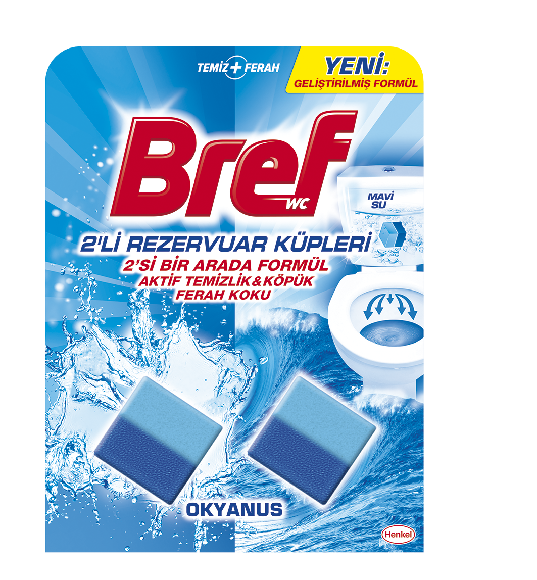 Bref Wc Aktif Temizlik Küpleri 2X50 gr