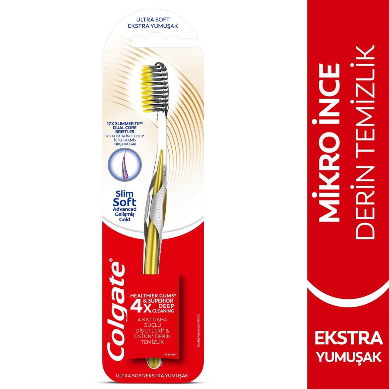 Colgate Diş Fırçası Slim Soft Gelişmiş Gold